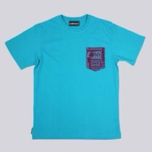 THE HUNDREDS || GEO POCKET T SHIRT PURPLE GEO